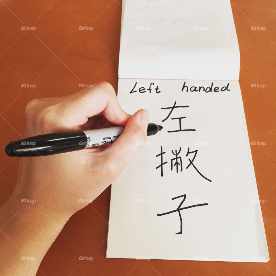 Left handed