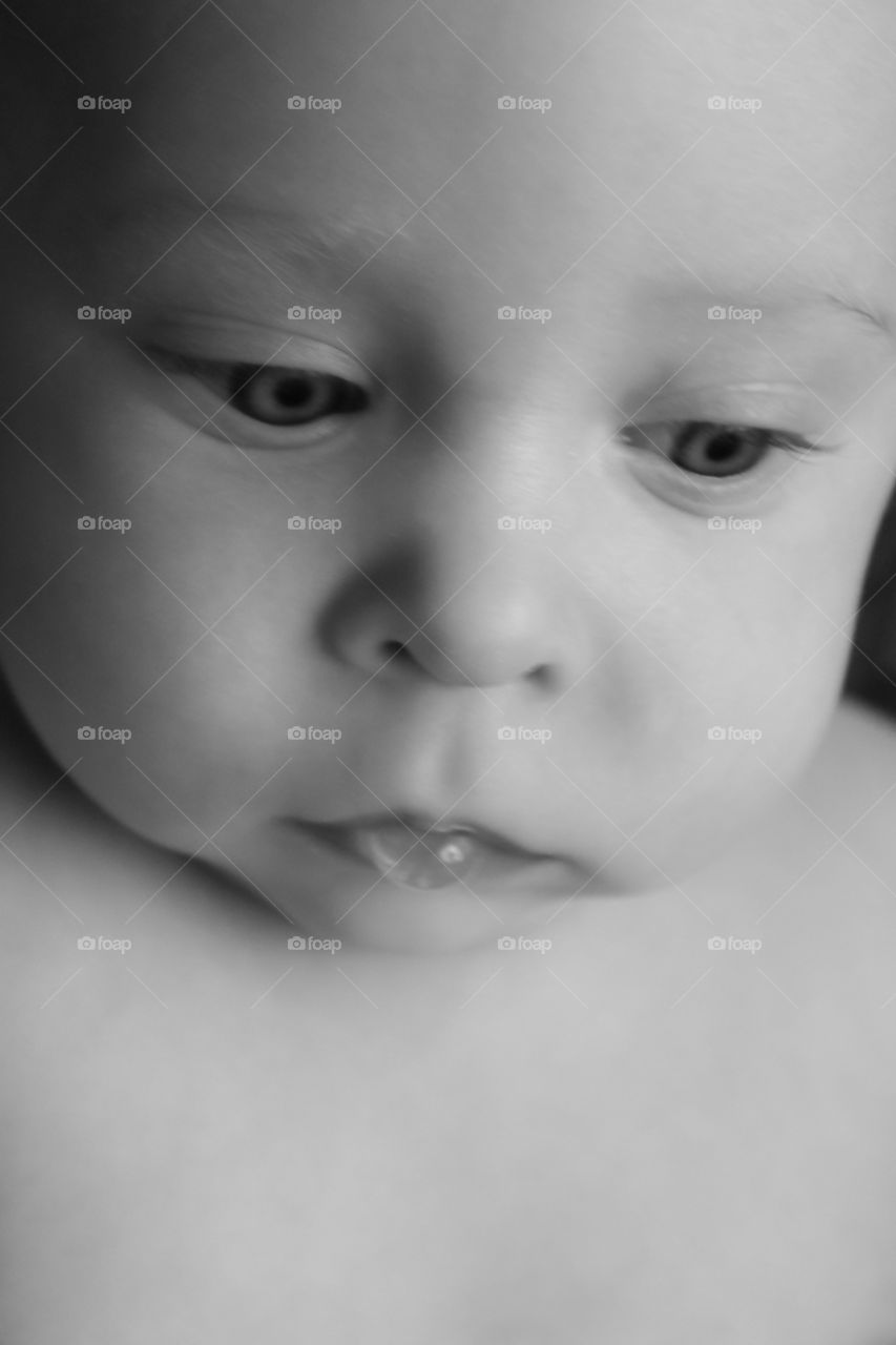 Drool bubbles can be endearing 