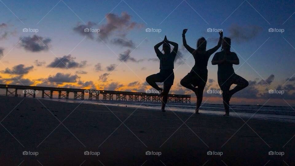 Sunrise yoga