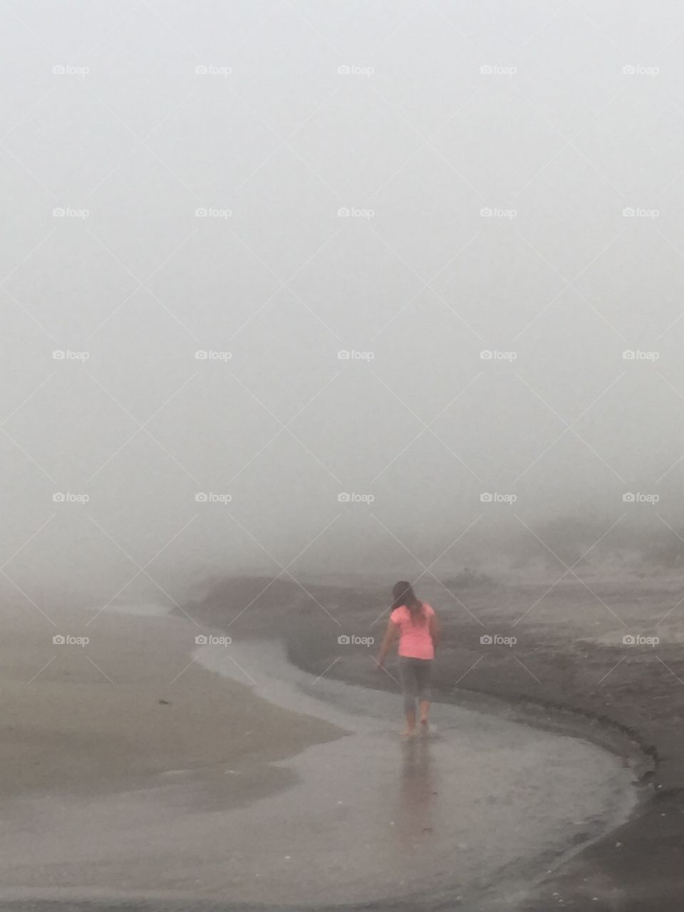 Pretty in pink, lost in the mist 