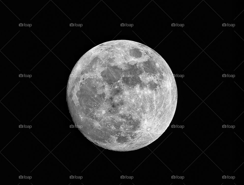 Moon  photography  - closeup