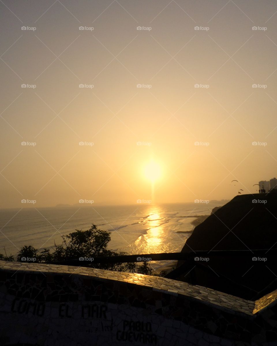 Atardecer Lima, Perú