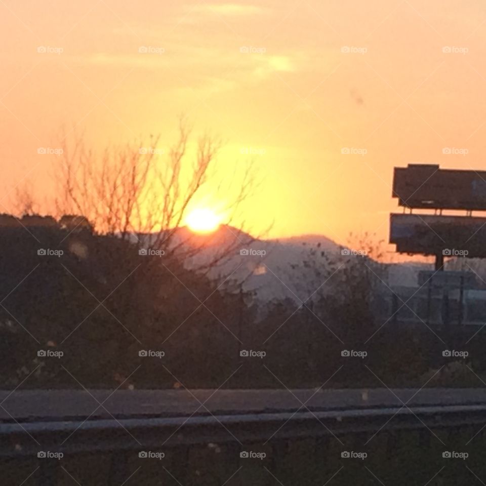 Dawn, Sunset, Light, Landscape, Weather