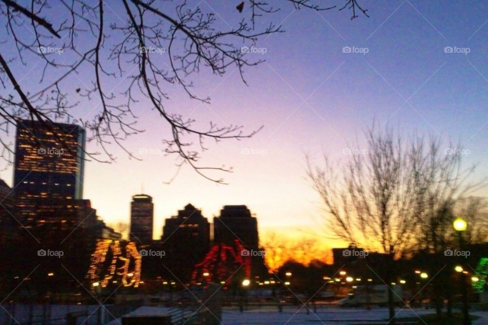 Sunset on the common1