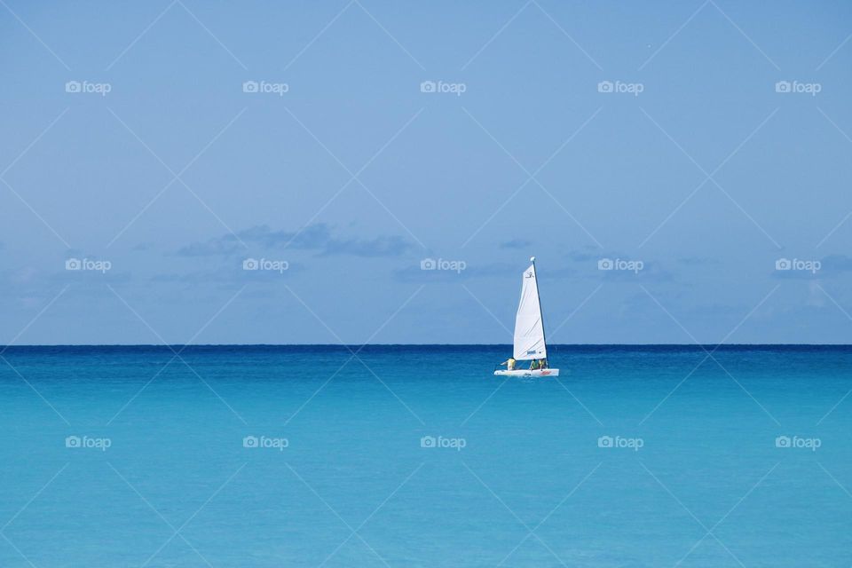 Sailing away