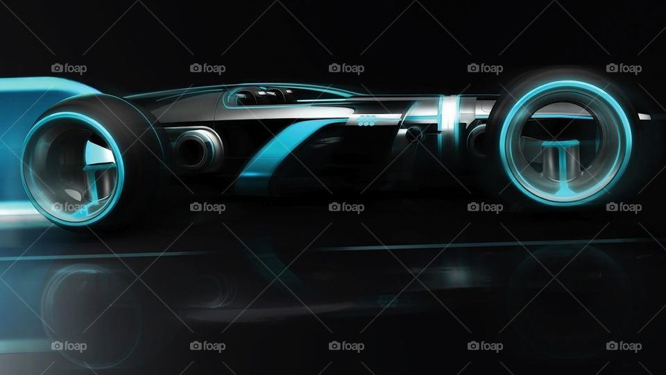 New Electric Car in a World Tron Super Lightcycle 💡.