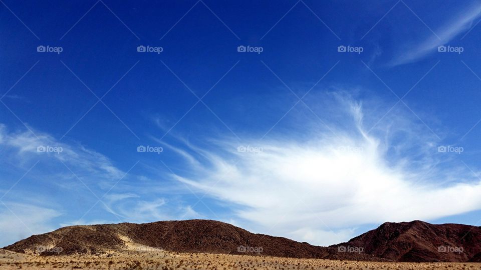 Desert sky. Beautiful day in the high desert!