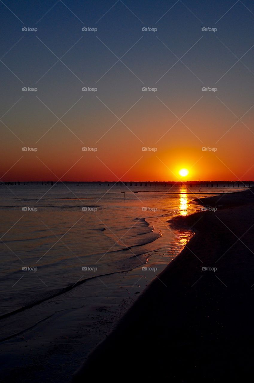 Sunset at Pass Christian, Ms.