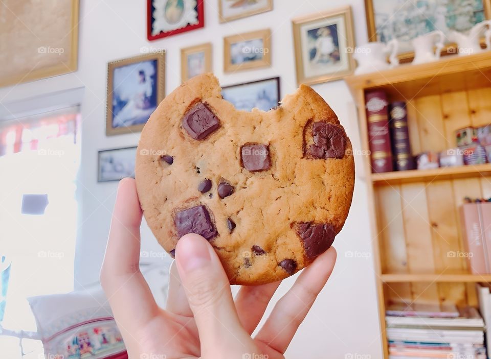 a teast of cookir bite yummy