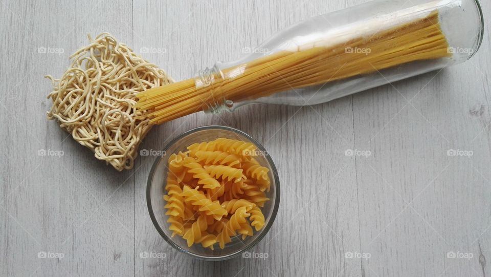 three types of pasta