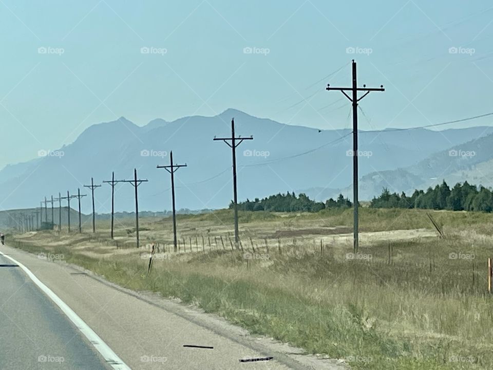 Telephone Poles and Peaks