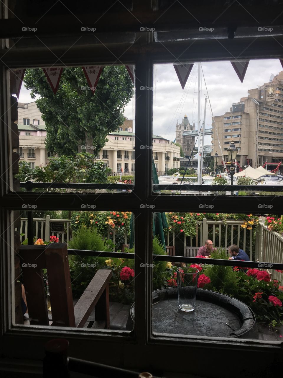 Window over the docks