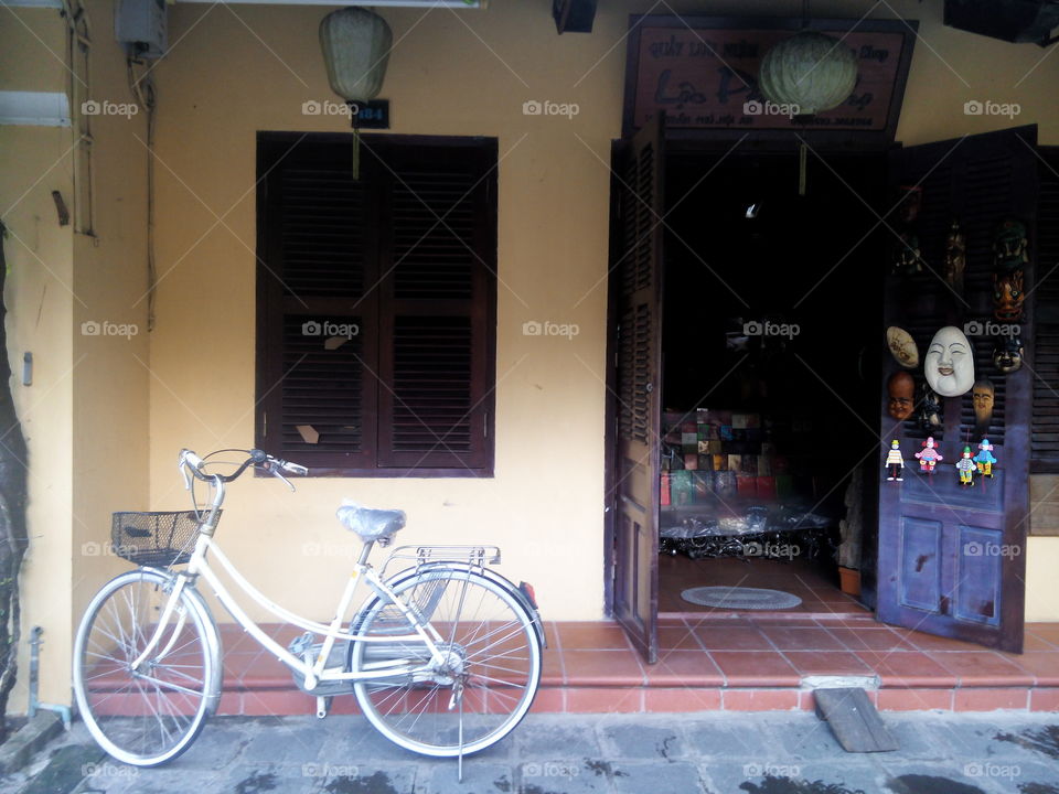 bicycle. travel in Vietnam