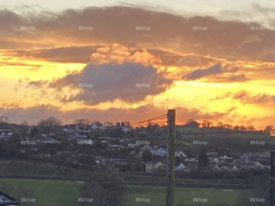 The Sunset That Felt Like It Would Crash