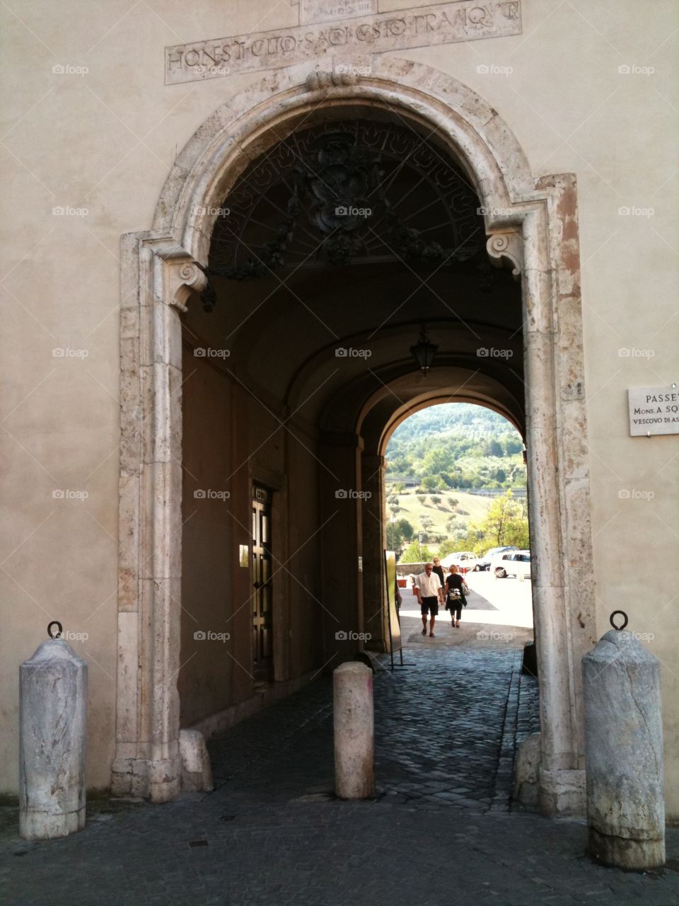 Entrance at odescalchi castle 
