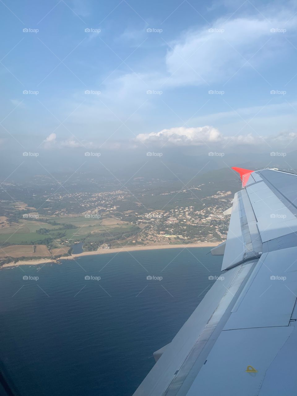 En vol au dessus de la Corse 
