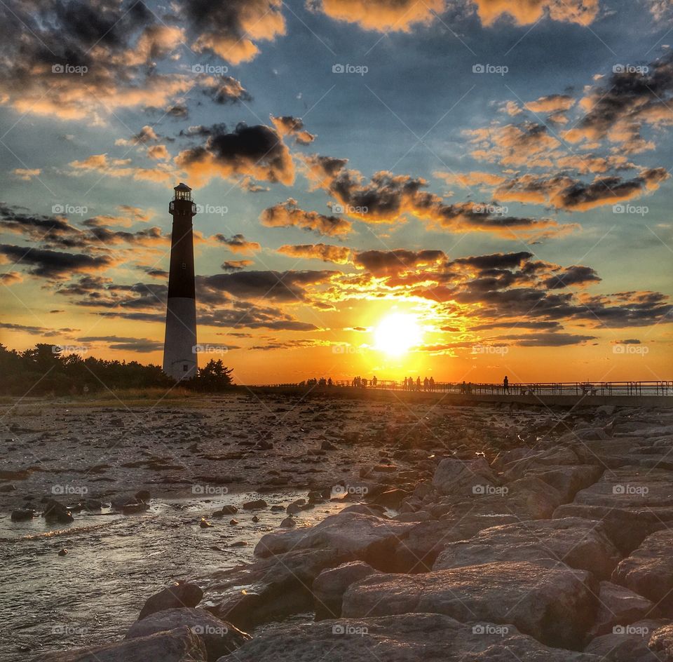 Sunset at the Barnegat Lighthouse