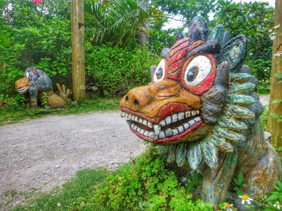 Park symbol in Okinawa