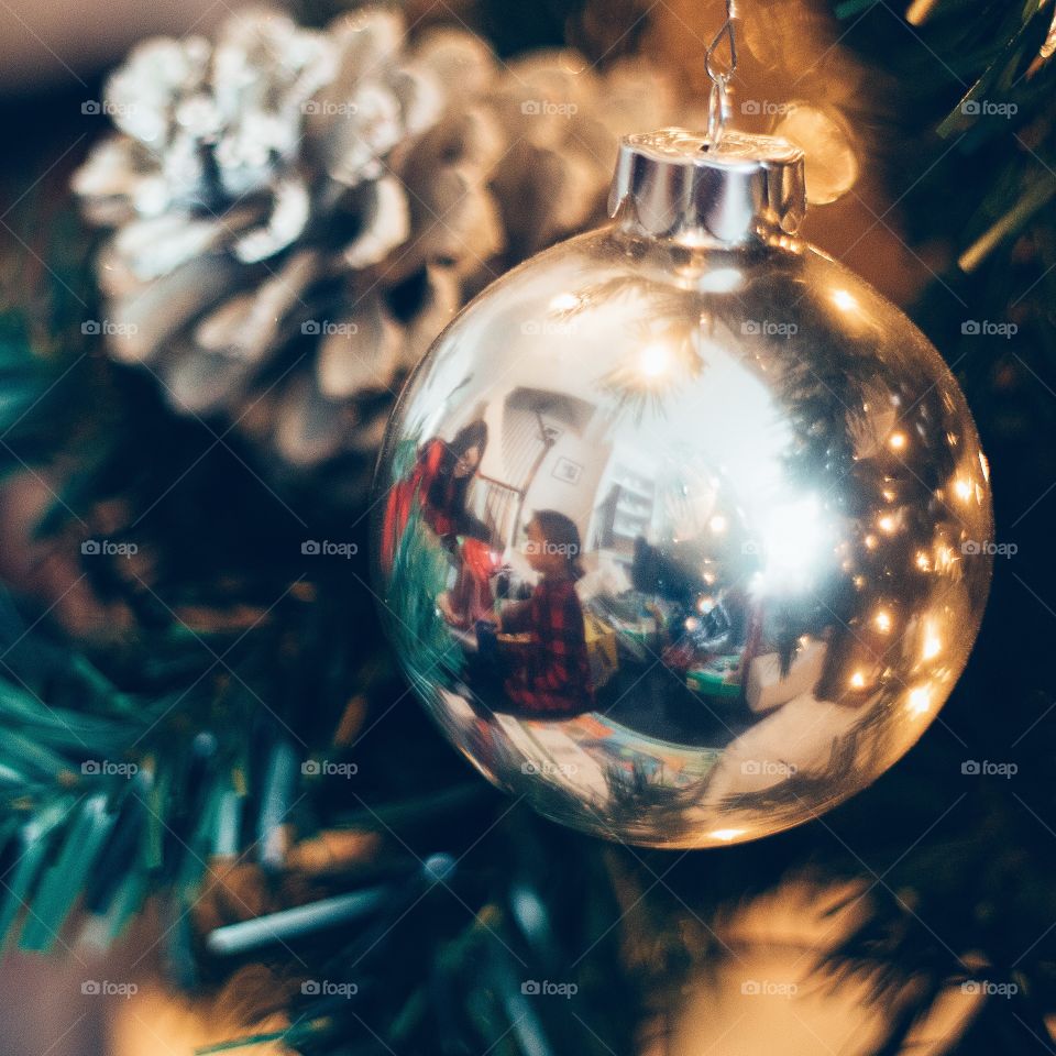 My Christmas with my family can be seen in this ornament.  Spent some good quality time with my family