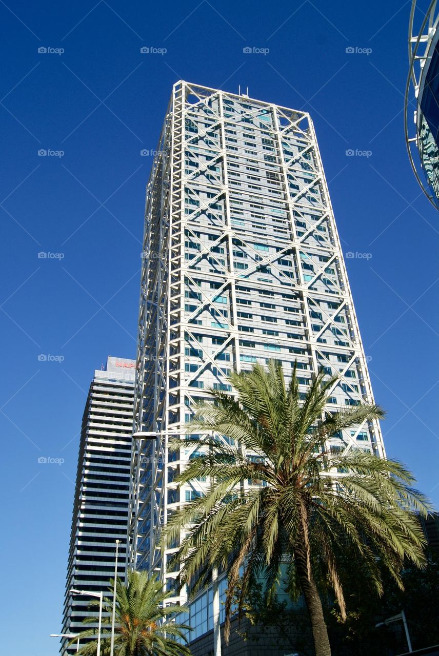 skyscraper architecture in Barcelona 
