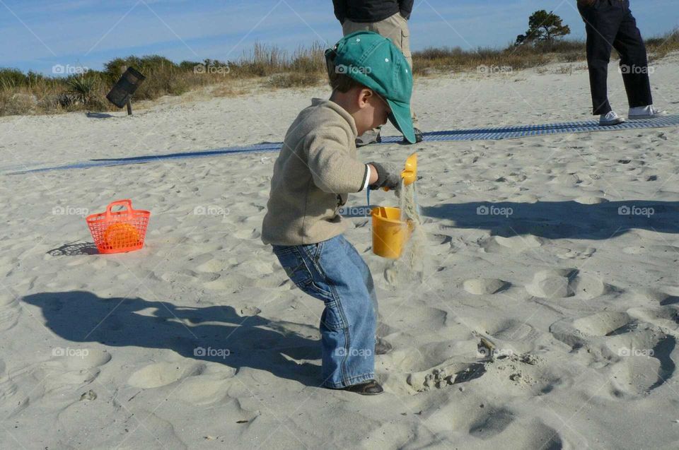 Boy at the beach