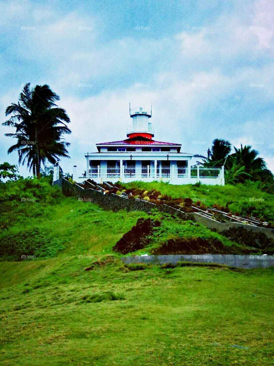 The historic Acapulco Lighthouse built in 1896; gateway to Pacific ocean, galleon trade between Manila and the rest of economic world trade.