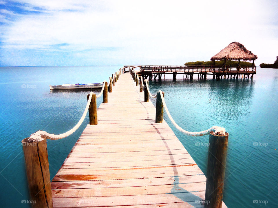 muelle de playa