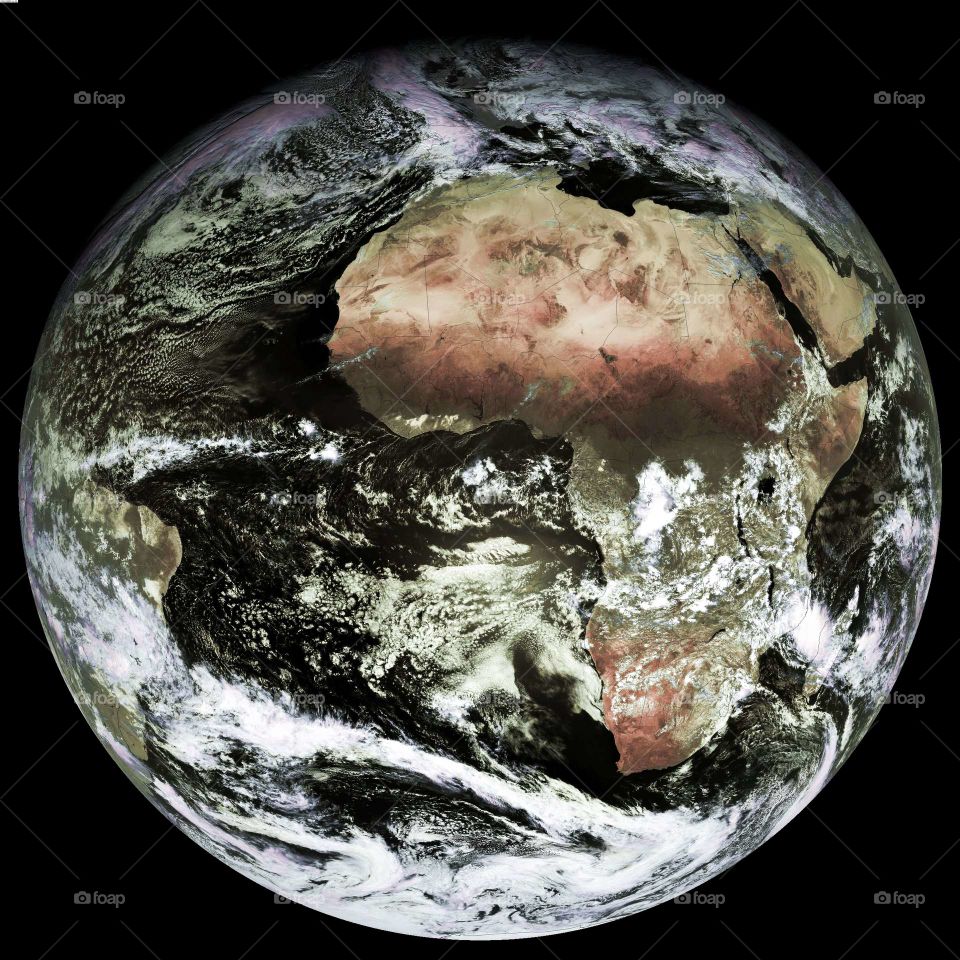 Close-up of planet earth
