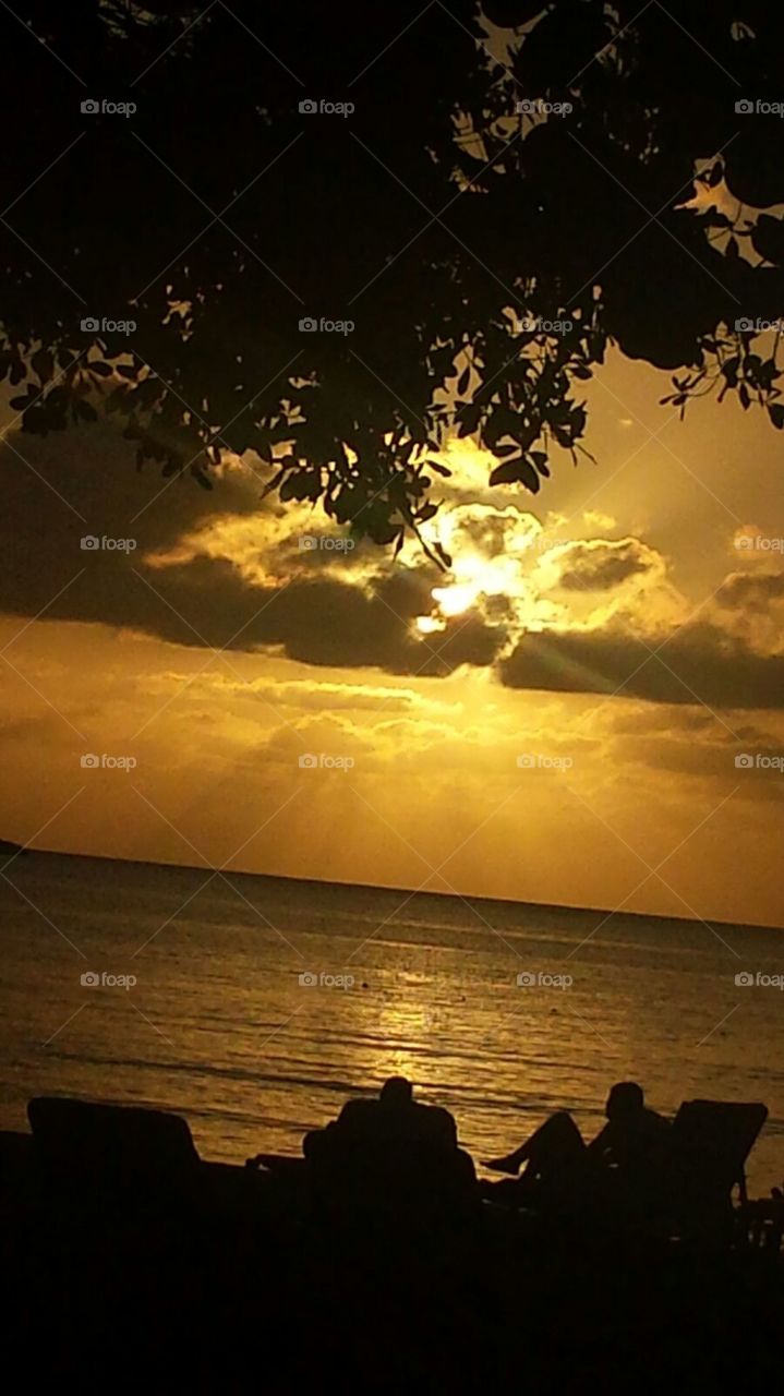 Awesome sunset Negril Jamaica