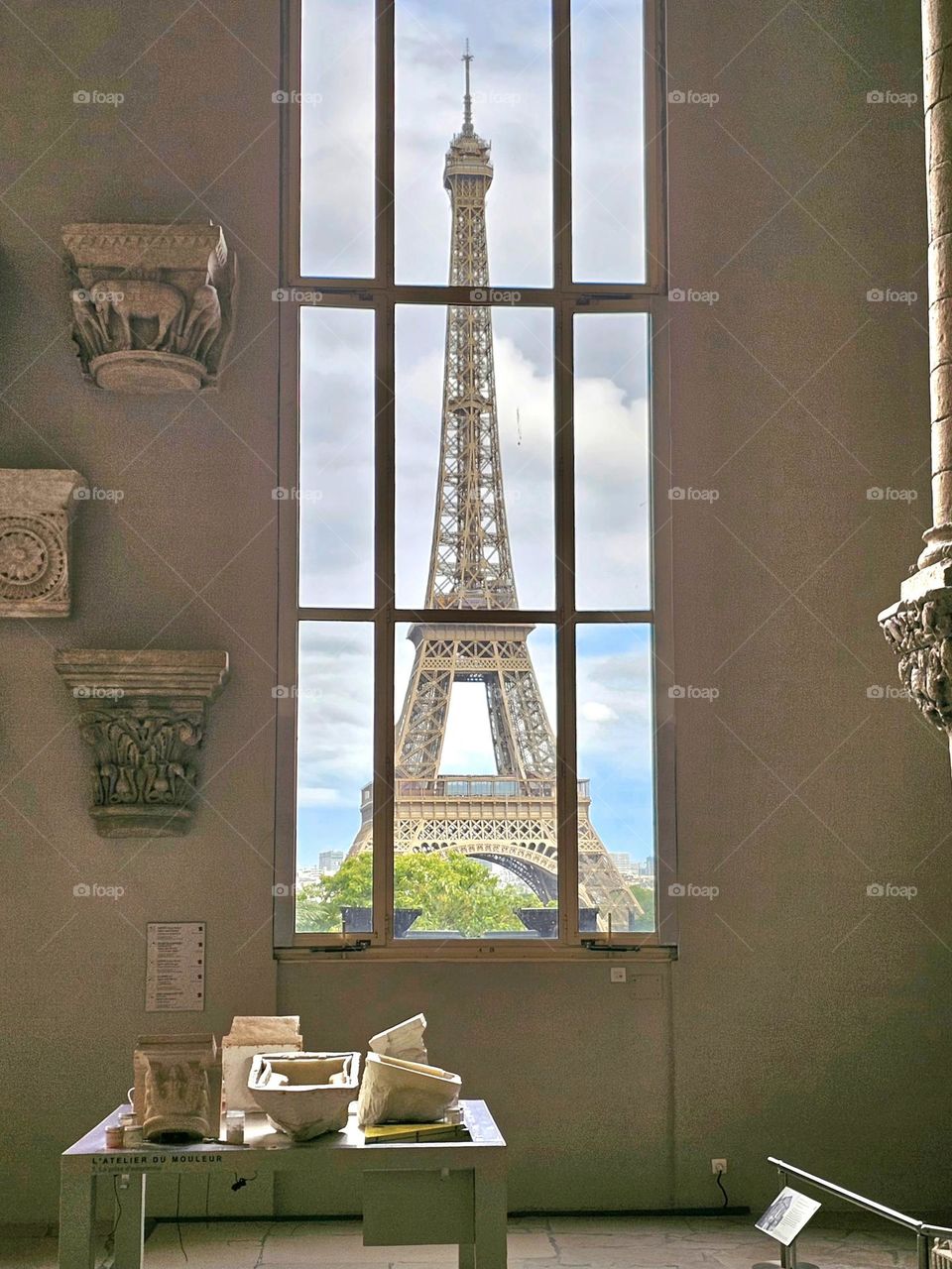 tour Eiffel depuis le trocadero