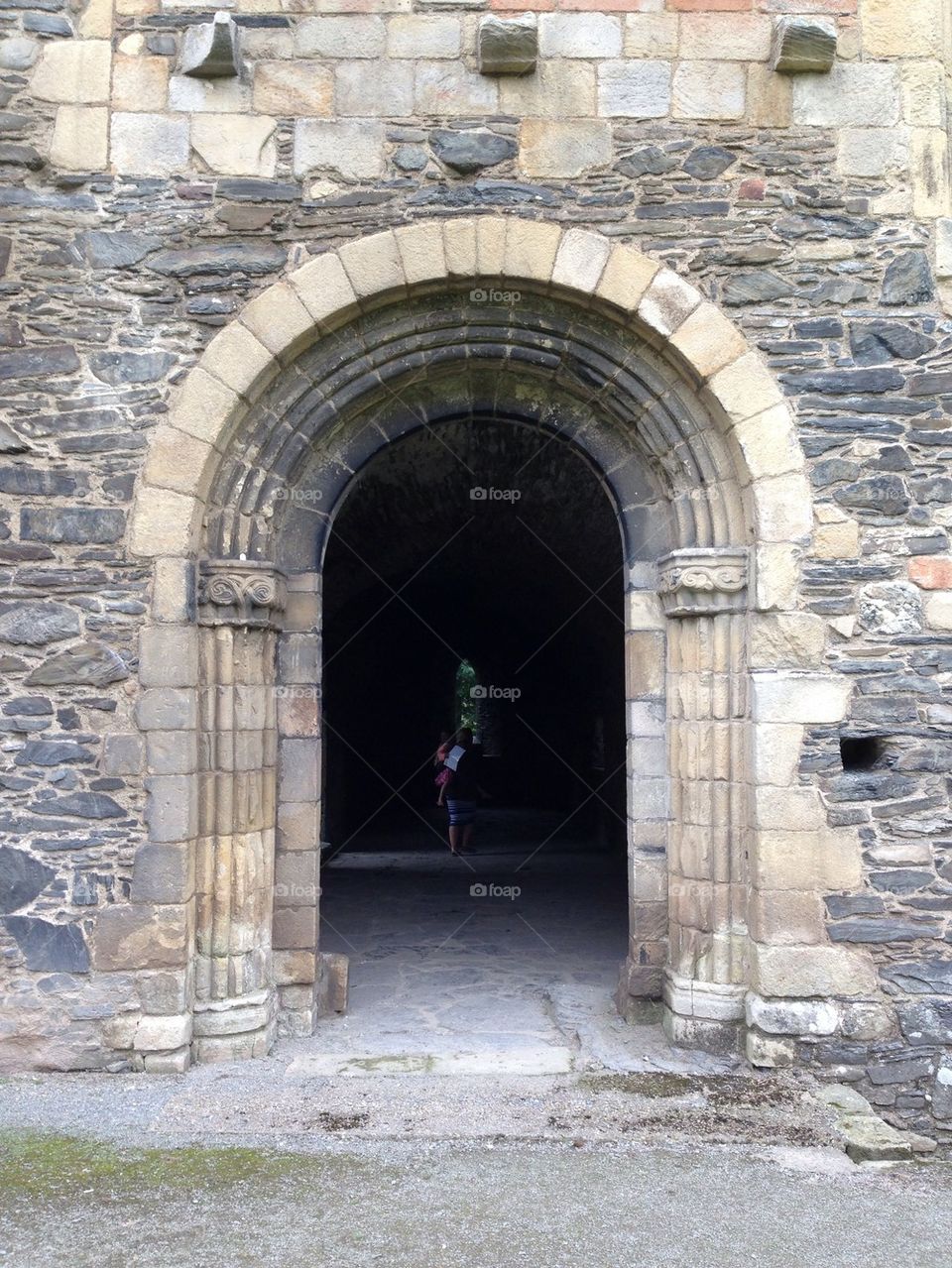 Stone Doorway Valle Crucis Abbey