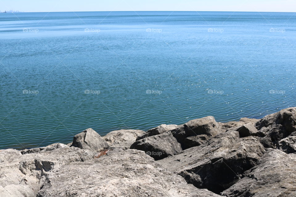 Lake rocks