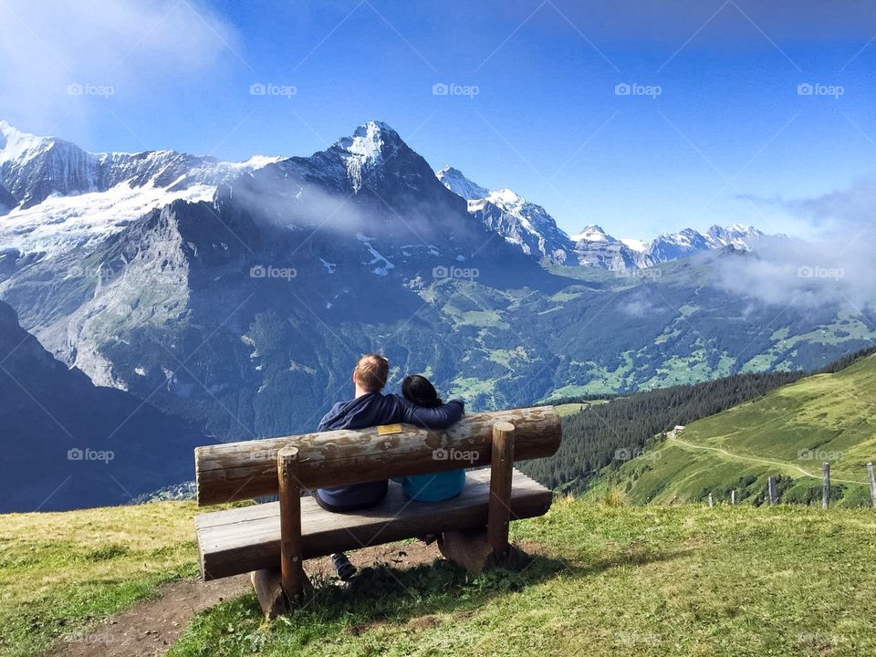 View to the Jungfrau