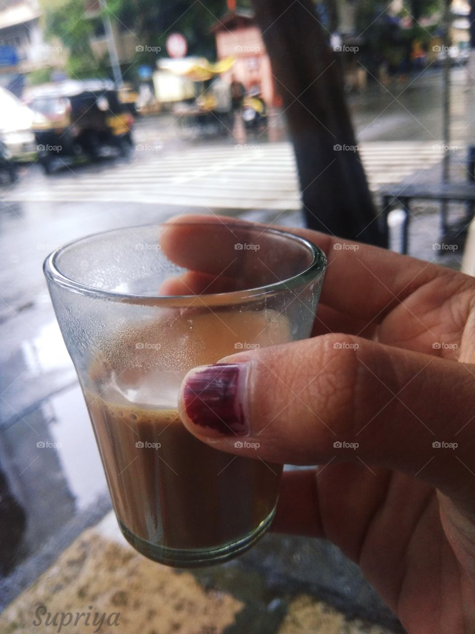 Chai in monsoon morning