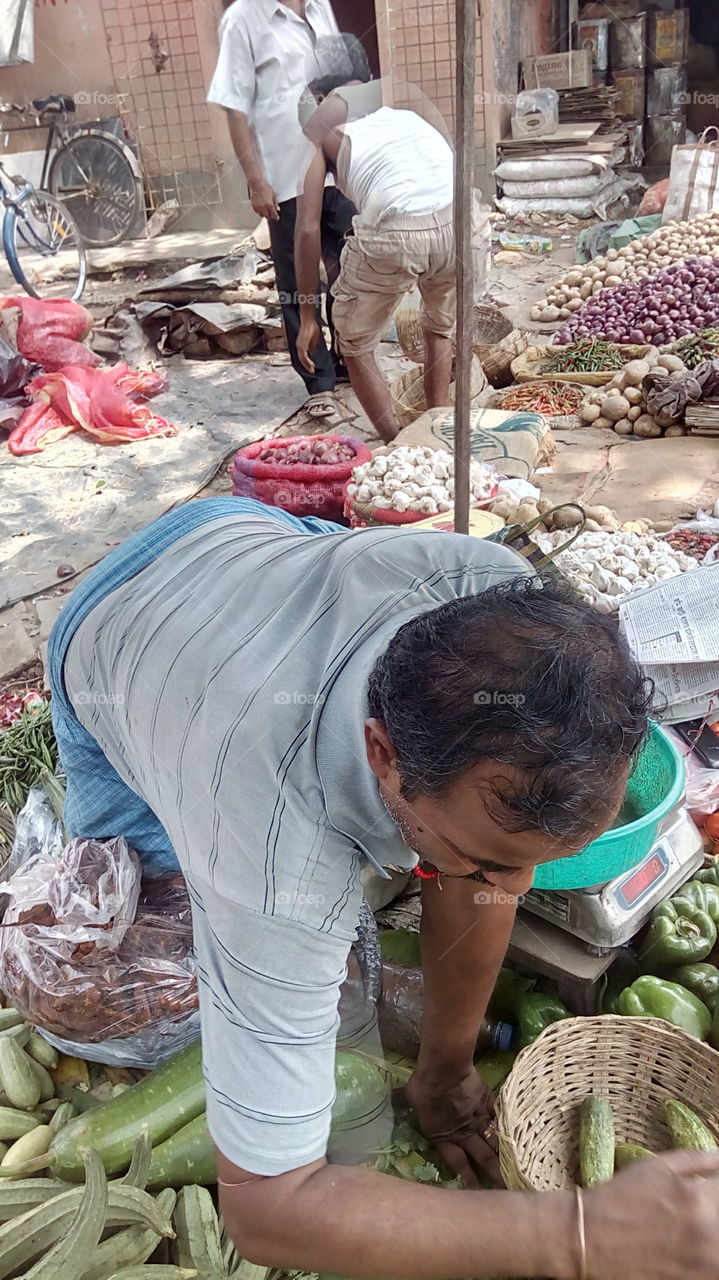 vegetable seller.