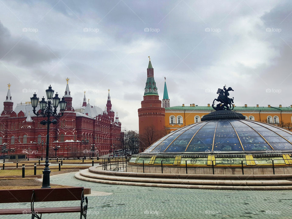 The red square Moscow Russia