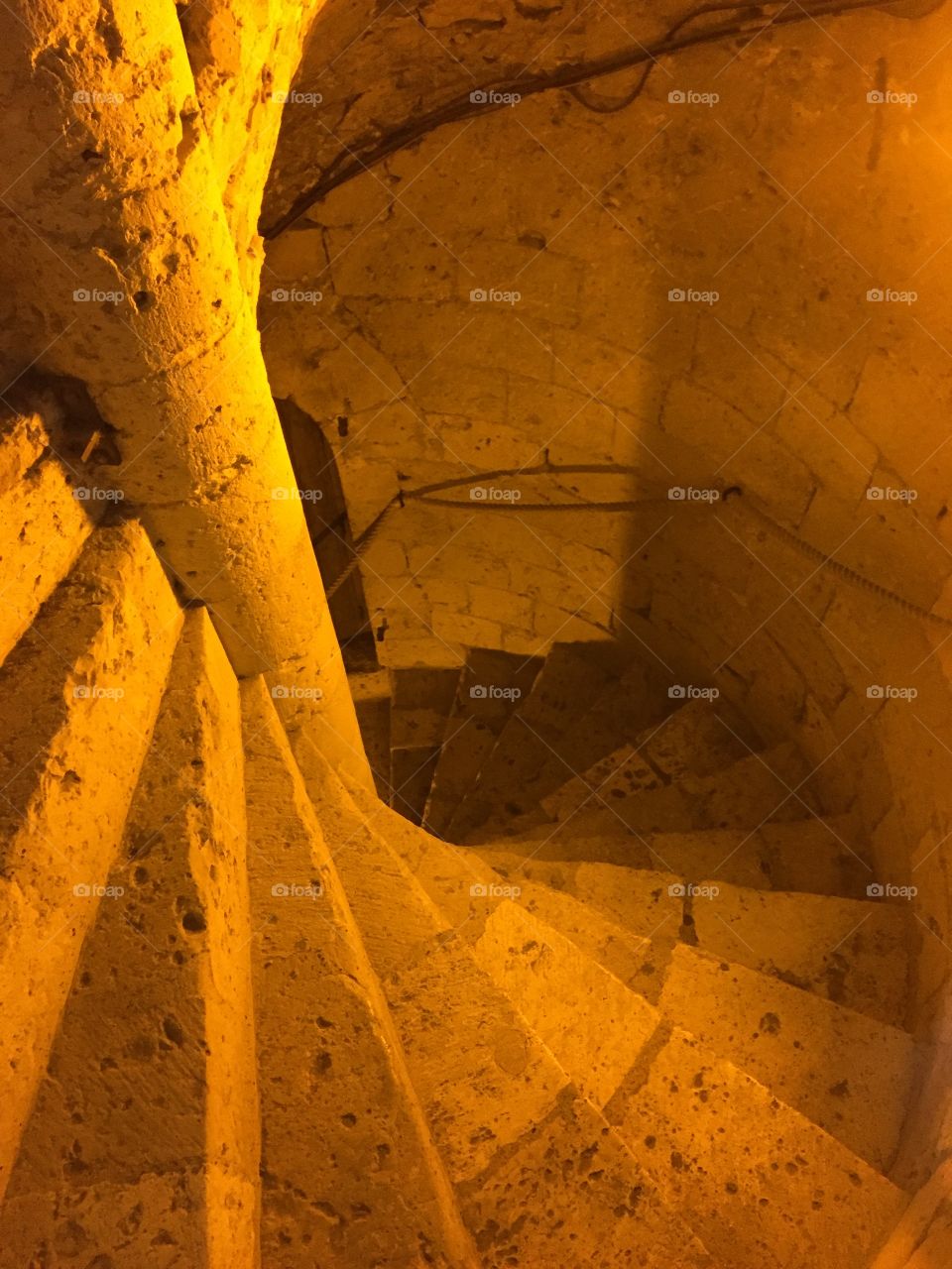 Mossaic Monastery spiral staircase, wonderful. 