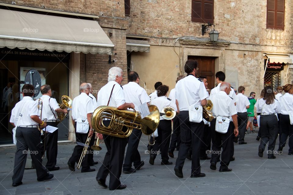 Man with cornet . Man with cornet 