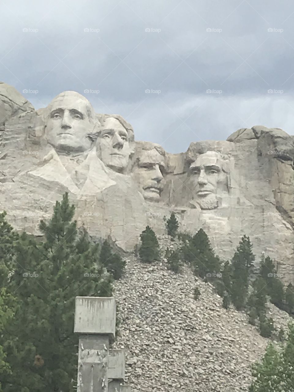 Mount Rushmore, no filter 
