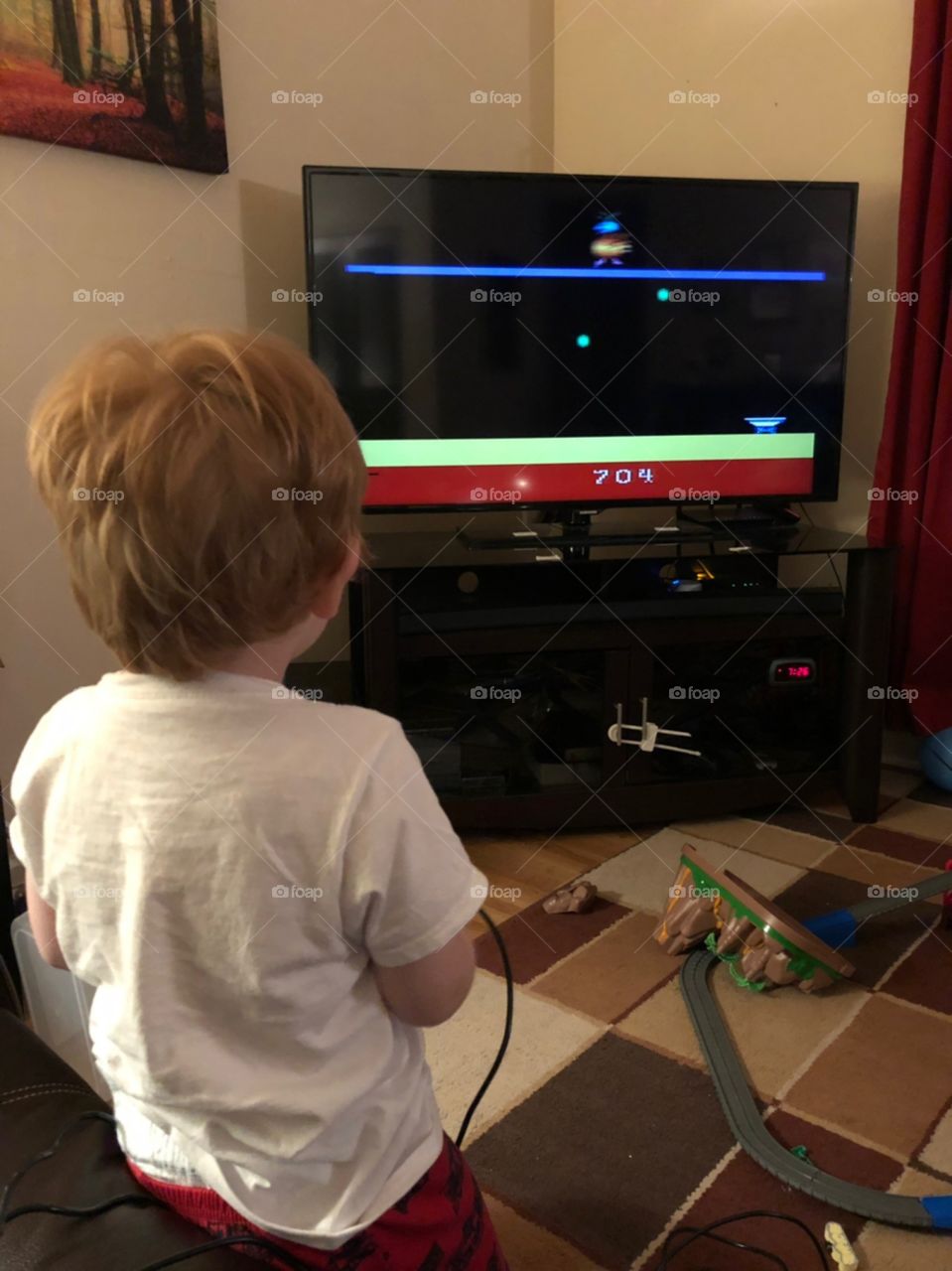 Nothing better than 3rd generation play Atari games!!