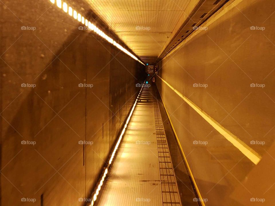 Tunnel, Subway System, No Person, Light, Transportation System