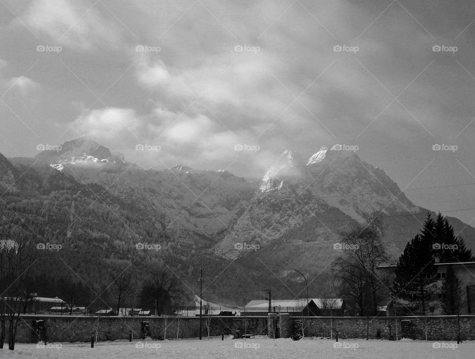 Mountains outside of Oberammergau, Germany