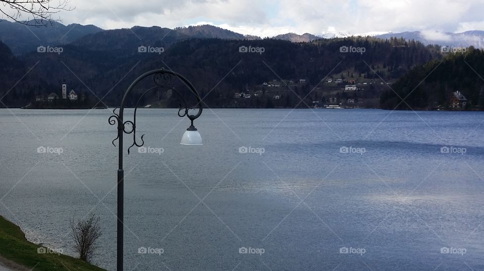 A Streetlight At Bled