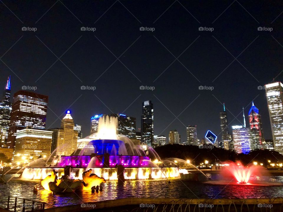 Buckingham fountain Chicago