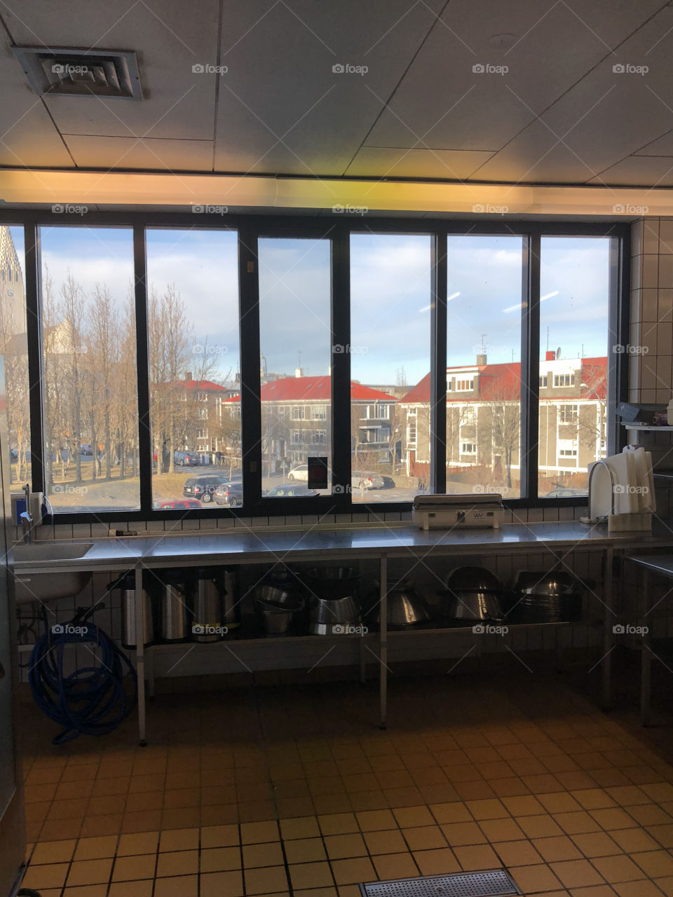 Window to the world from the eyes of a worker.  Wait for me to embrace you after my shift is done.