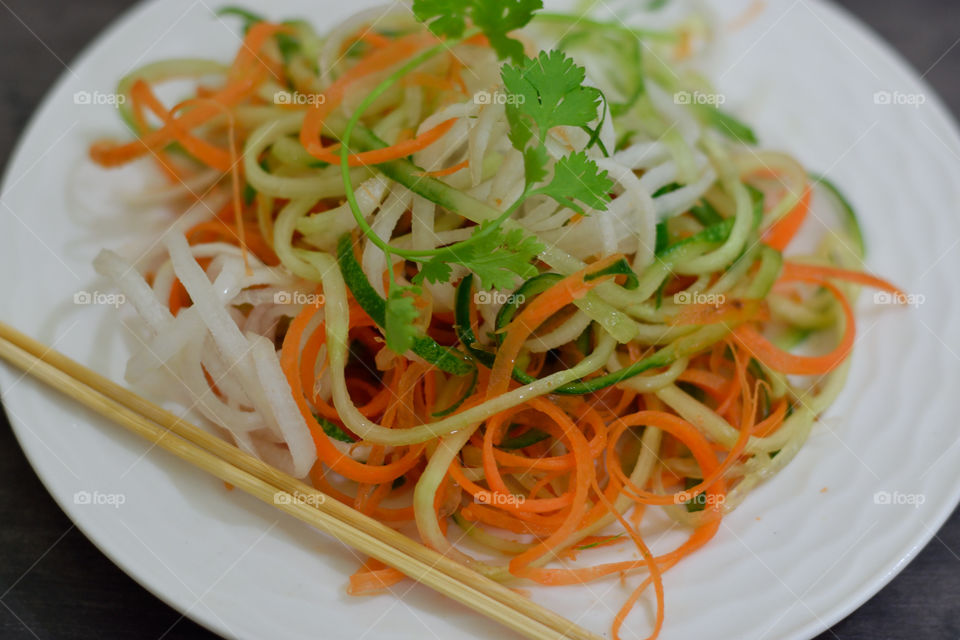 fresh and healthy salad