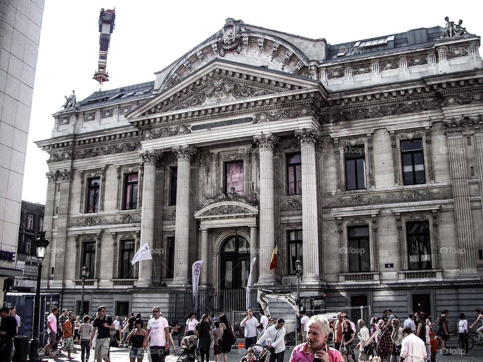 Bolsa de Bruselas. Bolsa de Bruselas (Bruxelles - Belgium)