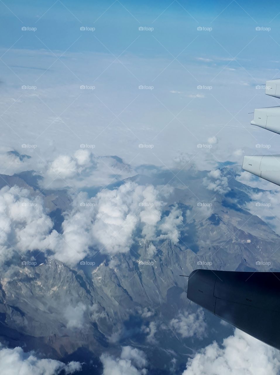 View from the airplane window