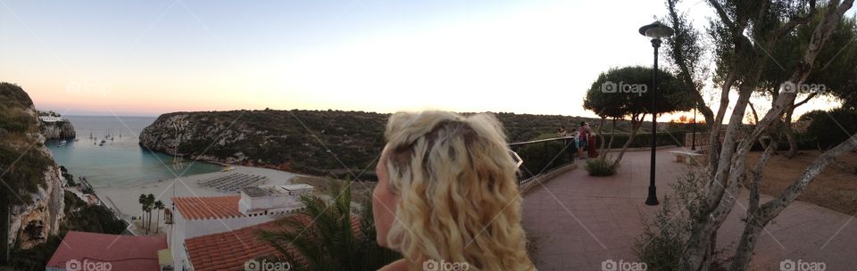 Panorama - menorca's sunset