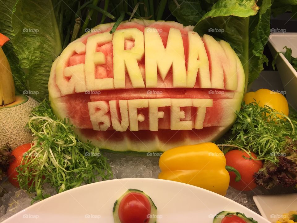 Cruise German buffet